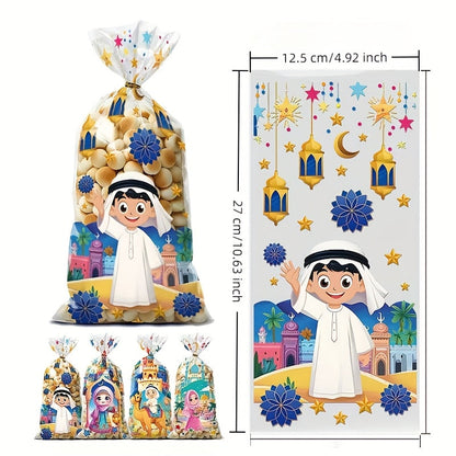 50pcs Moon Castle Ramadan Party Gift Bags