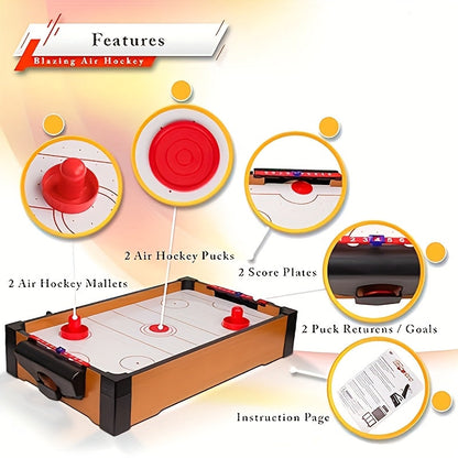 Mini Wooden Air Hockey Table Game