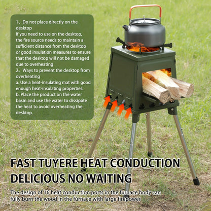 Folding Campfire Stove Portable Outdoor