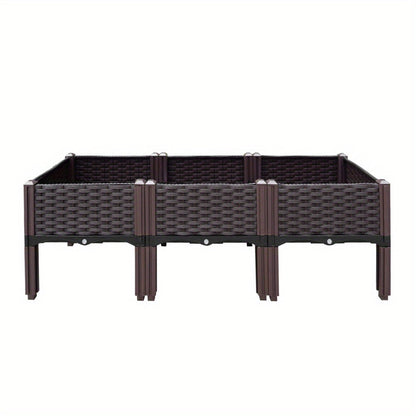 Raised Garden Bed Planter Box for Herbs & Vegetables