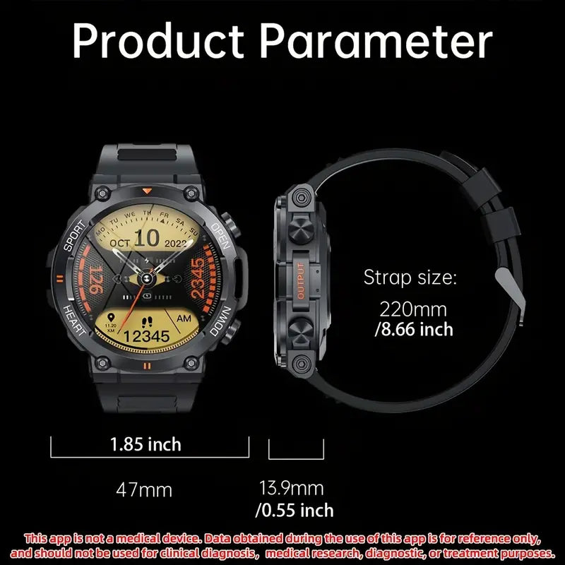 Round Smart Watch with 3.53cm Screen