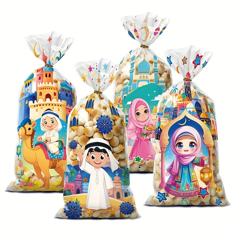 50pcs Moon Castle Ramadan Party Gift Bags