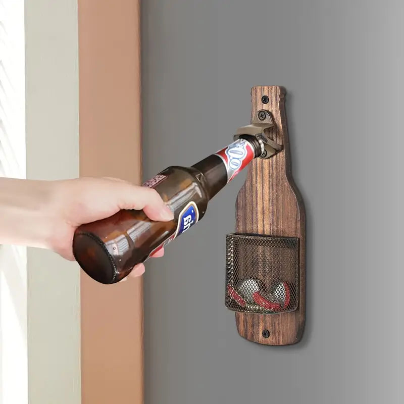 Industrial Style Beer Bottle Opener - Multi-functional Wall Decoration Pendant