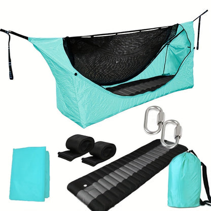 Outdoor Camping Hammock with Mosquito Net & Mattress