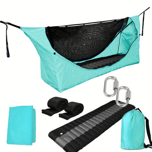 Outdoor Camping Hammock with Mosquito Net & Mattress