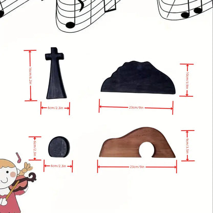 Handcrafted Wooden Cross Empty Tomb Easter Statue Set - Maple and Hickory Hardwood