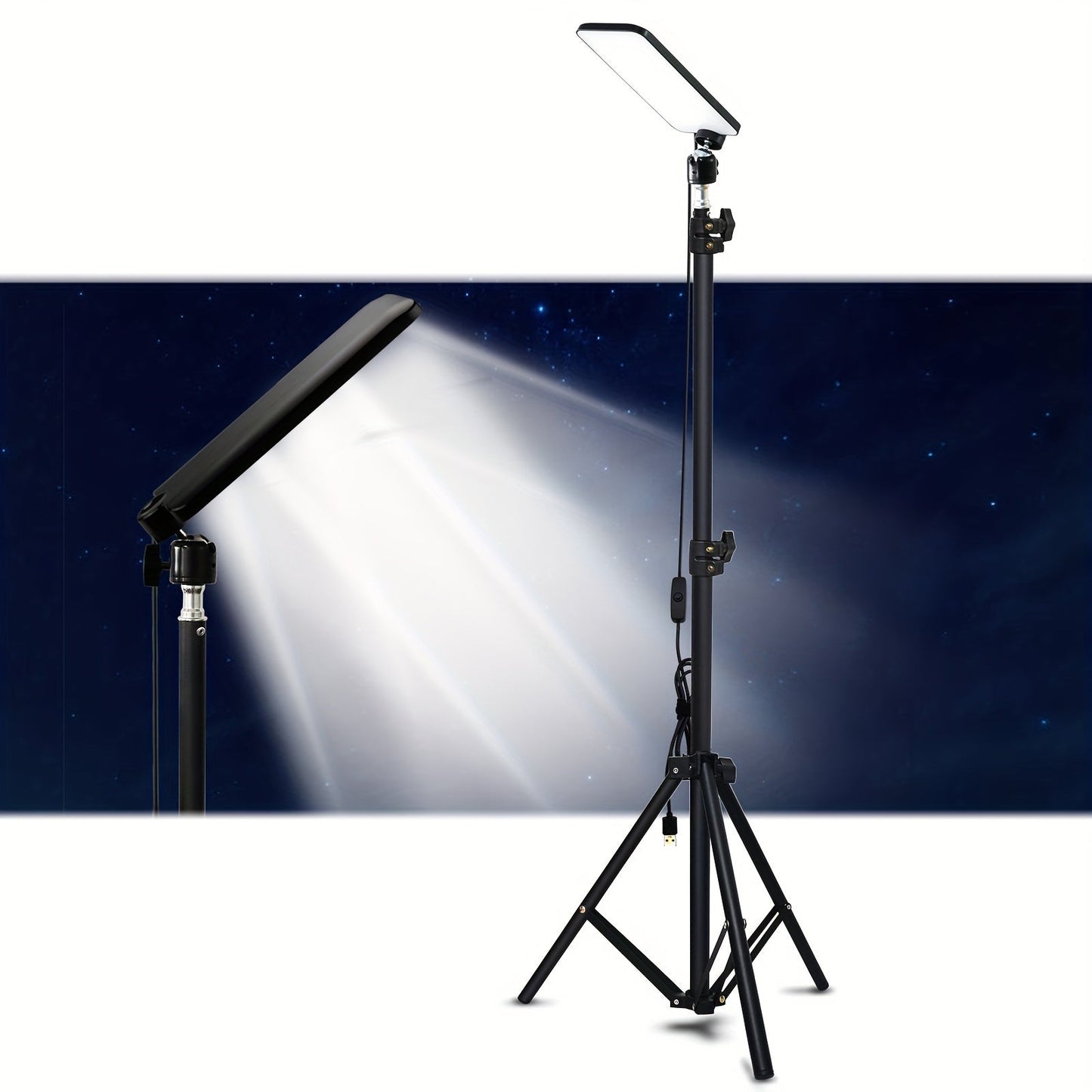 Portable LED Telescopic Camping Light with Stand