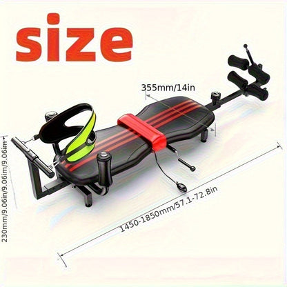 Fitness Stretcher Adjustable Waist Foot Pad Machine