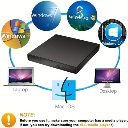 Empower Your Data Arsenal with Our External CD DVD Drive