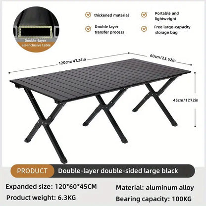Unleashing the Magic of the Outdoor Double-sided Folding Table