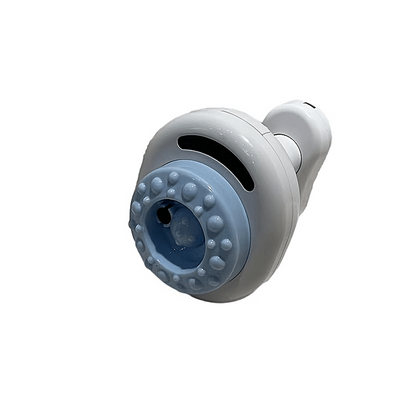 USB Rechargeable Electric Gua Sha Massager with 6 Heat & Suction Levels - White