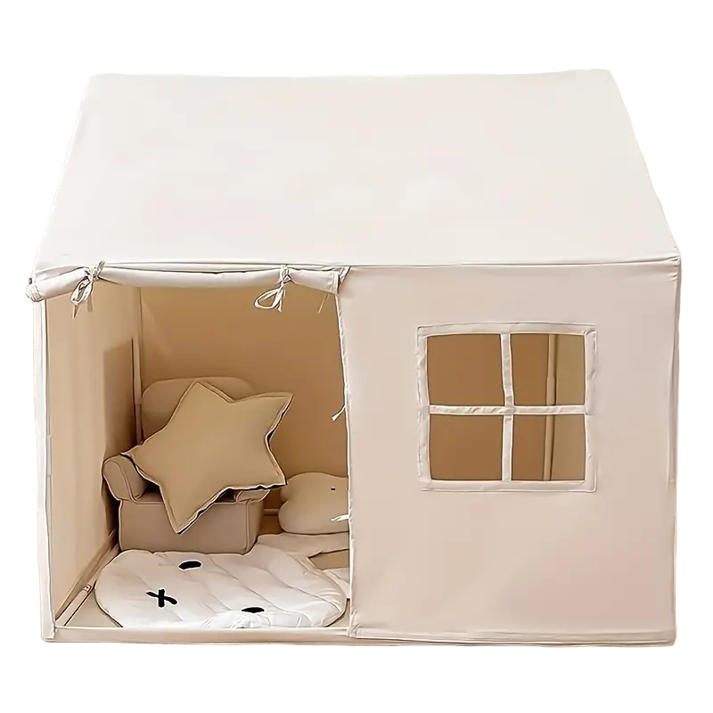 Little Dove Toys Starlight Play Tent with Mat - Large Indoor and Outdoor Playhouse for Kids