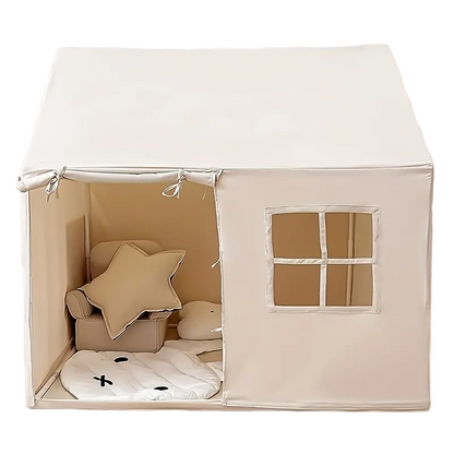 Little Dove Toys Starlight Play Tent with Mat - Large Indoor and Outdoor Playhouse for Kids