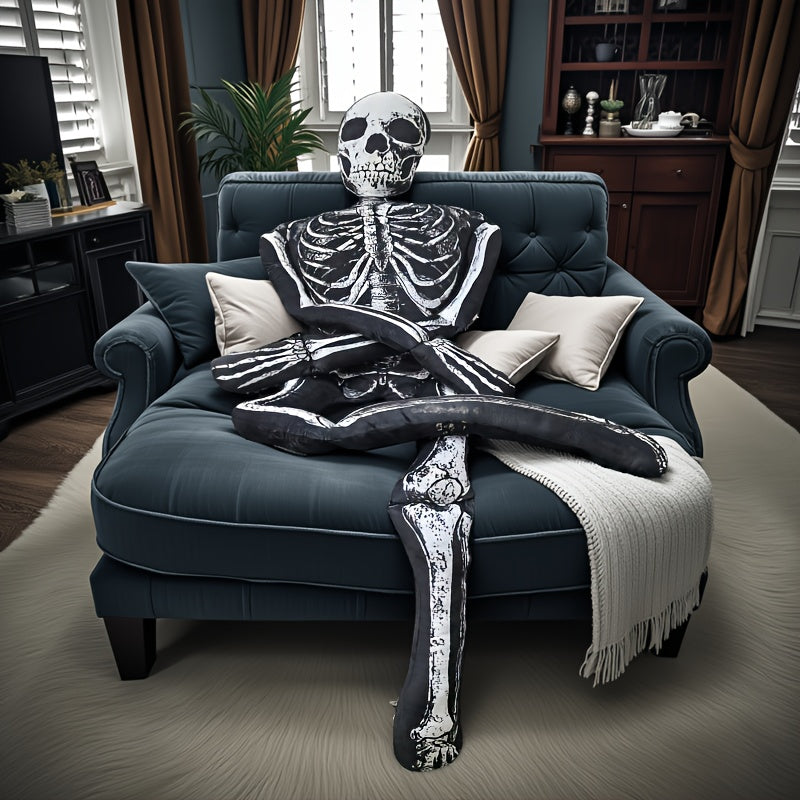 Gothic Humanoid Skeleton Doll Halloween Decor