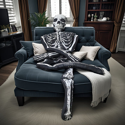 Gothic Humanoid Skeleton Doll Halloween Decor