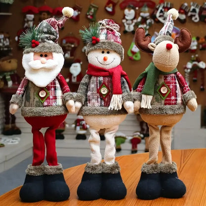 Enhance Your Festive Decor with 3pcs Christmas Dolls Tree Decor