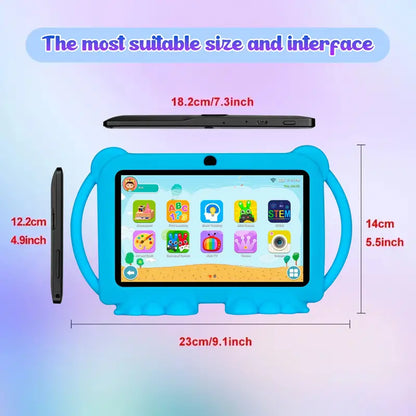 17.78 cm Toddler Tablet: Parental Control - Blue