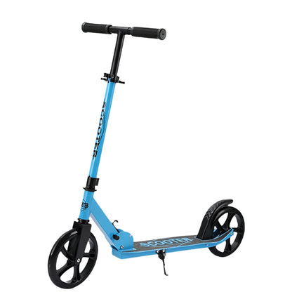 Adult Kick Scooter Foldable Iron Frame Suspension Brake