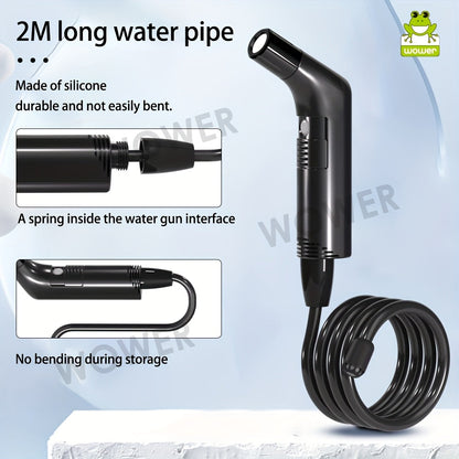 Electric Bidet Sprayer with Foldable Tank