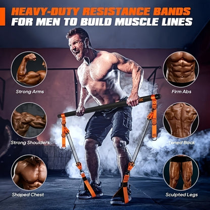 Men’s Pilates Bar with Resistance Bands