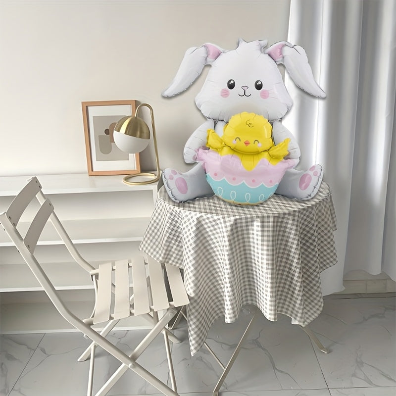 Cute Sitting & Standing Bunny Balloon Easter Decoration