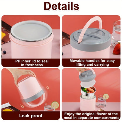 Electric Heated Stainless Steel Lunch Box