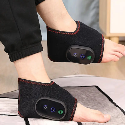 Electric Heating Guard Legs Warmer & Foot Massager Set