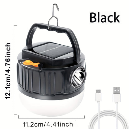 Solar Rechargeable Camping Light Outdoor LED Lamp