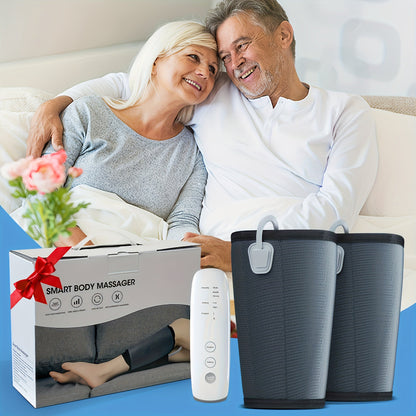 Leg Massager for Circulation with Air Compression & Heat(Gray)