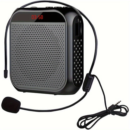 Portable Voice Amplifier with Headset Microphone