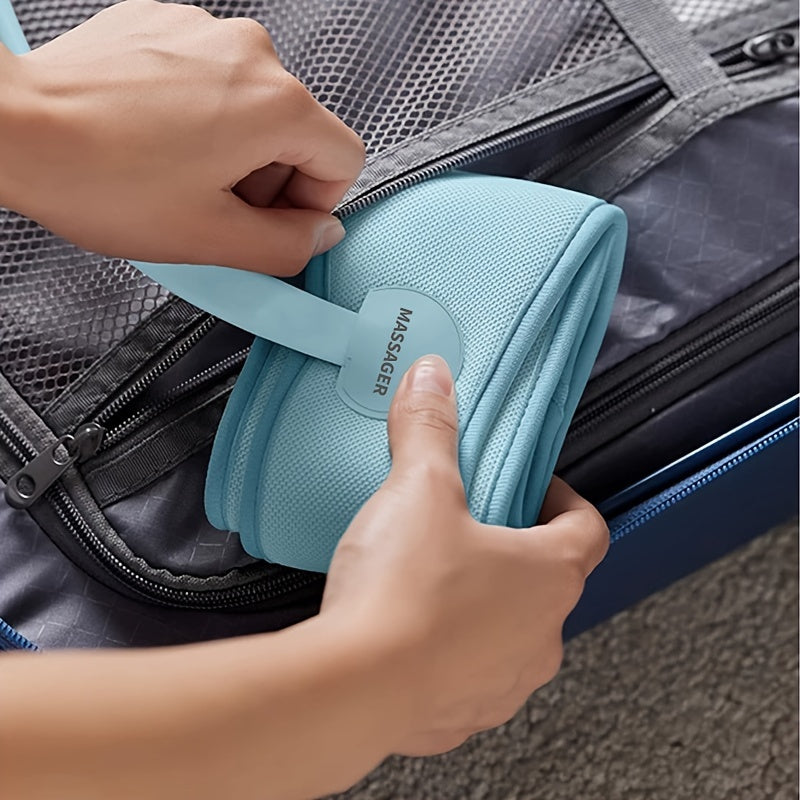 USB Rechargeable 360° Scalp Massager with Heat & Air Compression(Blue)