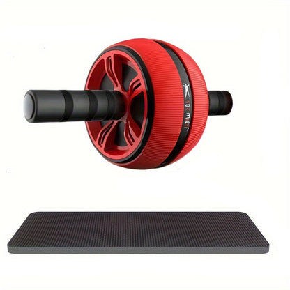 Wide Grip Ab Roller Wheel with Knee Pad
