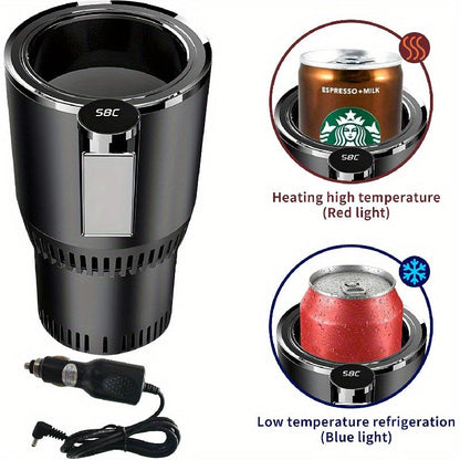 Car Cup Cooler & Warmer with LED Display