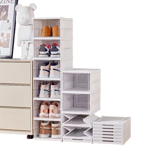 Foldable Shoe Organizer Box