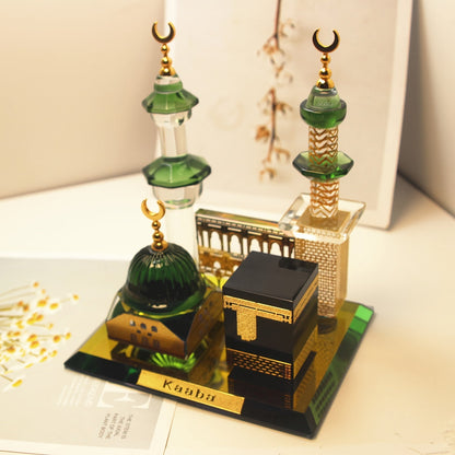 Classic Crystal Kaaba Model Desk Decoration