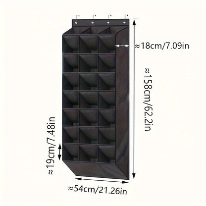 24-Compartment Foldable Shoe Organizer (8-Layer)