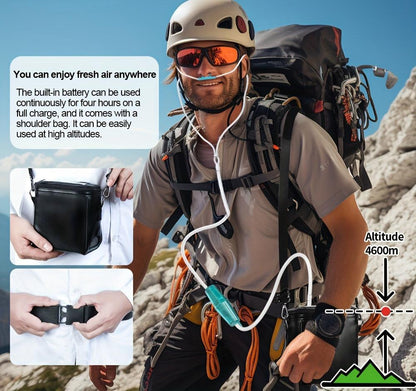 Portable Air Filtration with Enriched Oxygen(White)