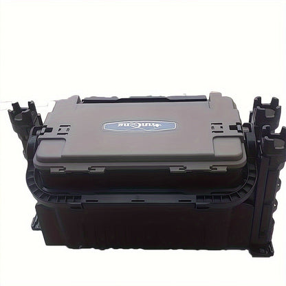 Double-Layer Outdoor Storage Box with Adjustable Dividers