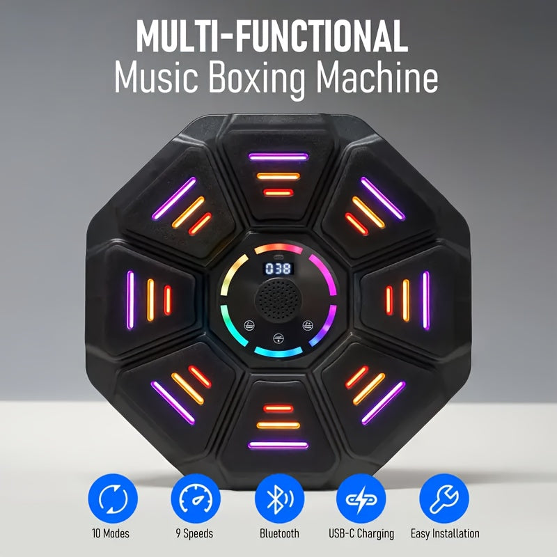 Boxing Target with LED & Gloves