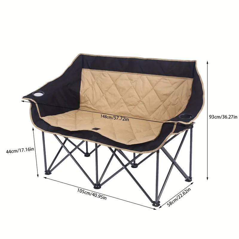 Multifunctional Portable Lounge Chair - Folding Leisure Backrest Chair