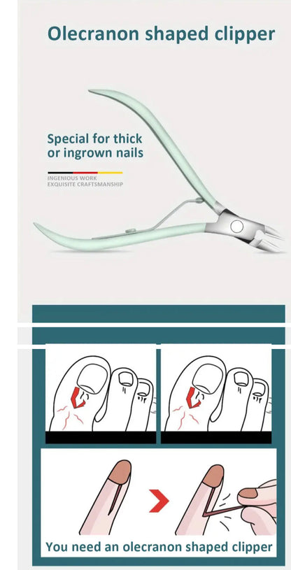 12/16 Pcs Manicure Pedicure Facial Set  With Leather Case