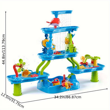 4-Tier Kids Water and Sand Activity Table