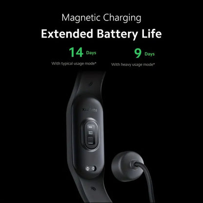 Smart Band Black - Fitness Tracker with Social Media Notifications