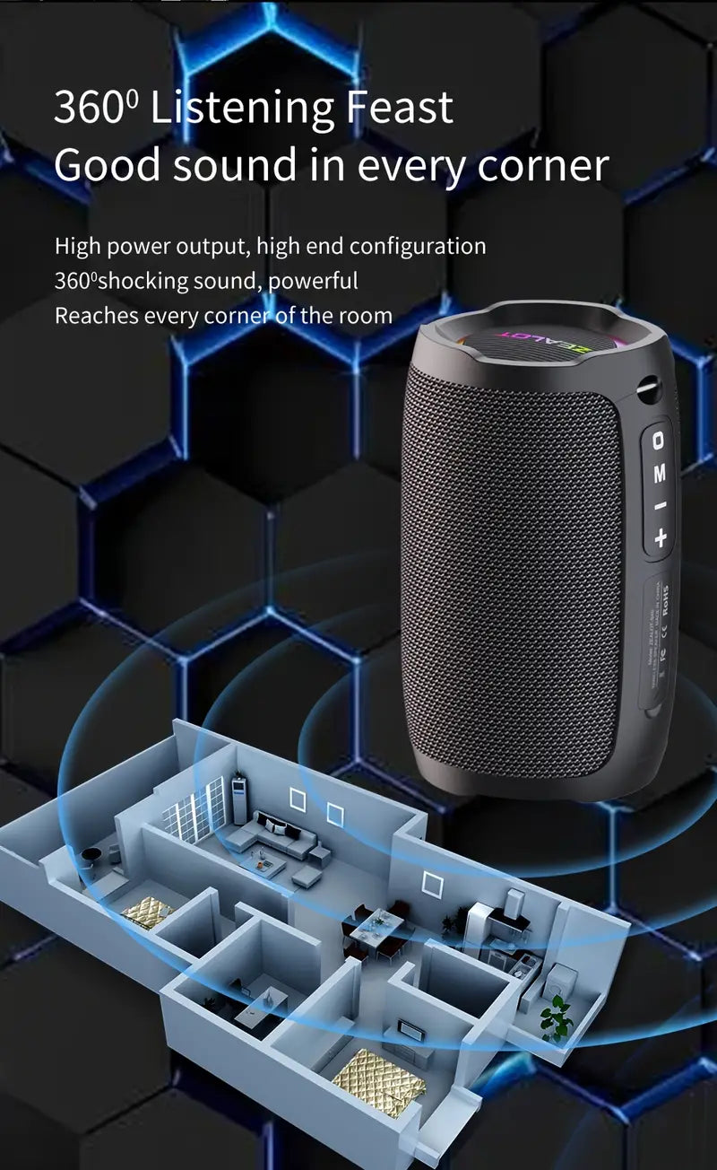 Wireless Outdoor Portable Subwoofer Speaker