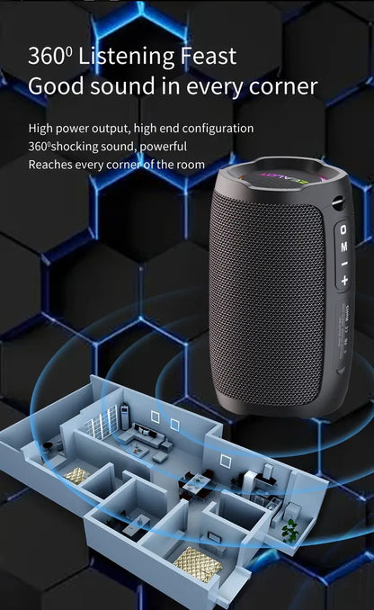 Wireless Outdoor Portable Subwoofer Speaker