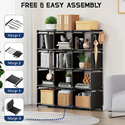Revolutionize your storage strategy with our functional and chic bookshelf
