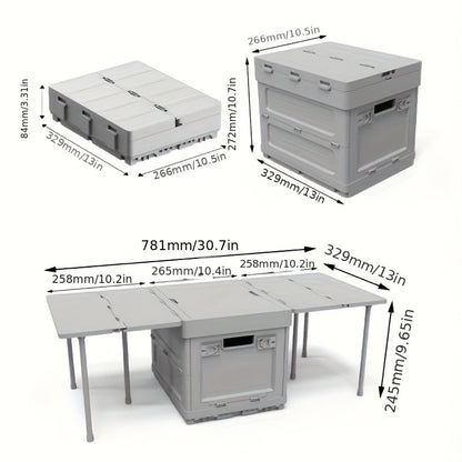 Folding Storage Box for Picnic & Camping Storage