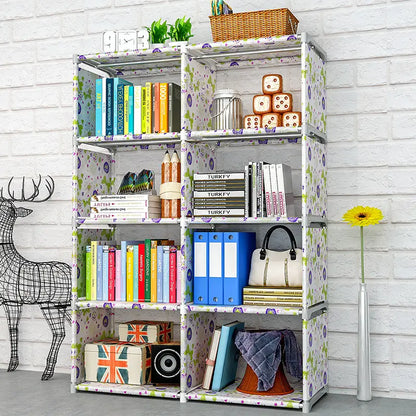 Discover the perfect blend of form and function in this double-grid bookshelf