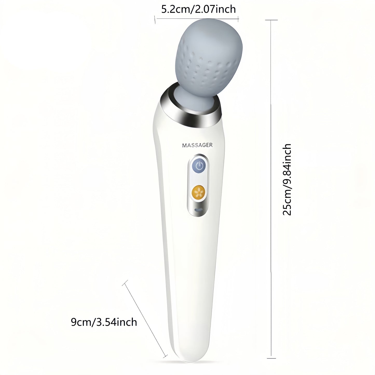 1500mAh Rechargeable Relaxation Master(White)