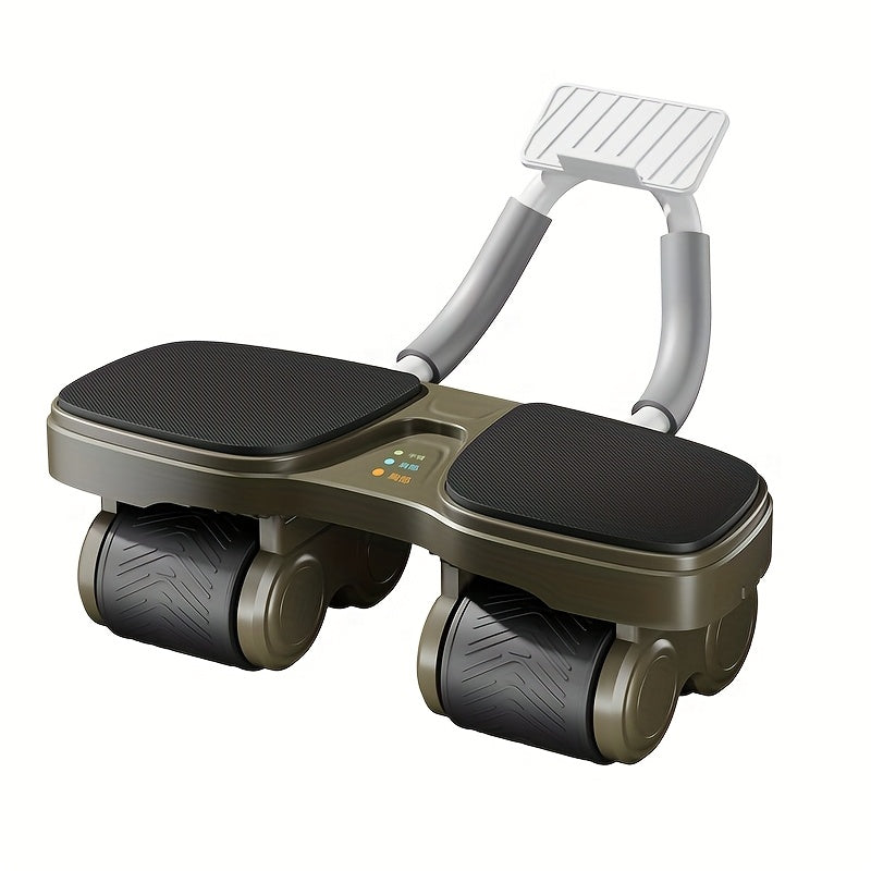 Automatic Rebound Ab Wheel Core Trainer with Support